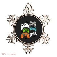 Video Game Halloween Skeleton Zombie Gaming Controllers Gift Ornament thumb 0