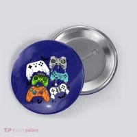 Video Game Halloween Skeleton Zombie Gaming Controllers Gift Button thumb 0