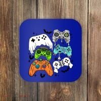 Video Game Halloween Skeleton Zombie Gaming Controllers Gift Coaster thumb 0