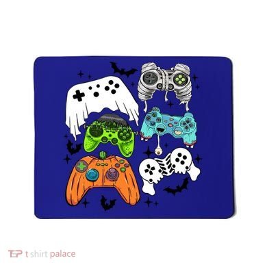Video Game Halloween Skeleton Zombie Gaming Controllers Gift Mousepad