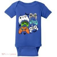Video Game Halloween Skeleton Zombie Gaming Controllers Gift Baby Bodysuit thumb 0