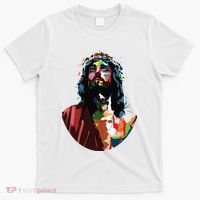 Vintage Got King Jesus Christ Sweet Face Image T-Shirt thumb 0