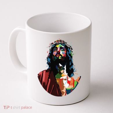Vintage Got King Jesus Christ Sweet Face Image Coffee Mug