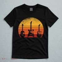 Vintage Guitar Lover Guitarist Electric Base Guitar Pick T-Shirt thumb 5