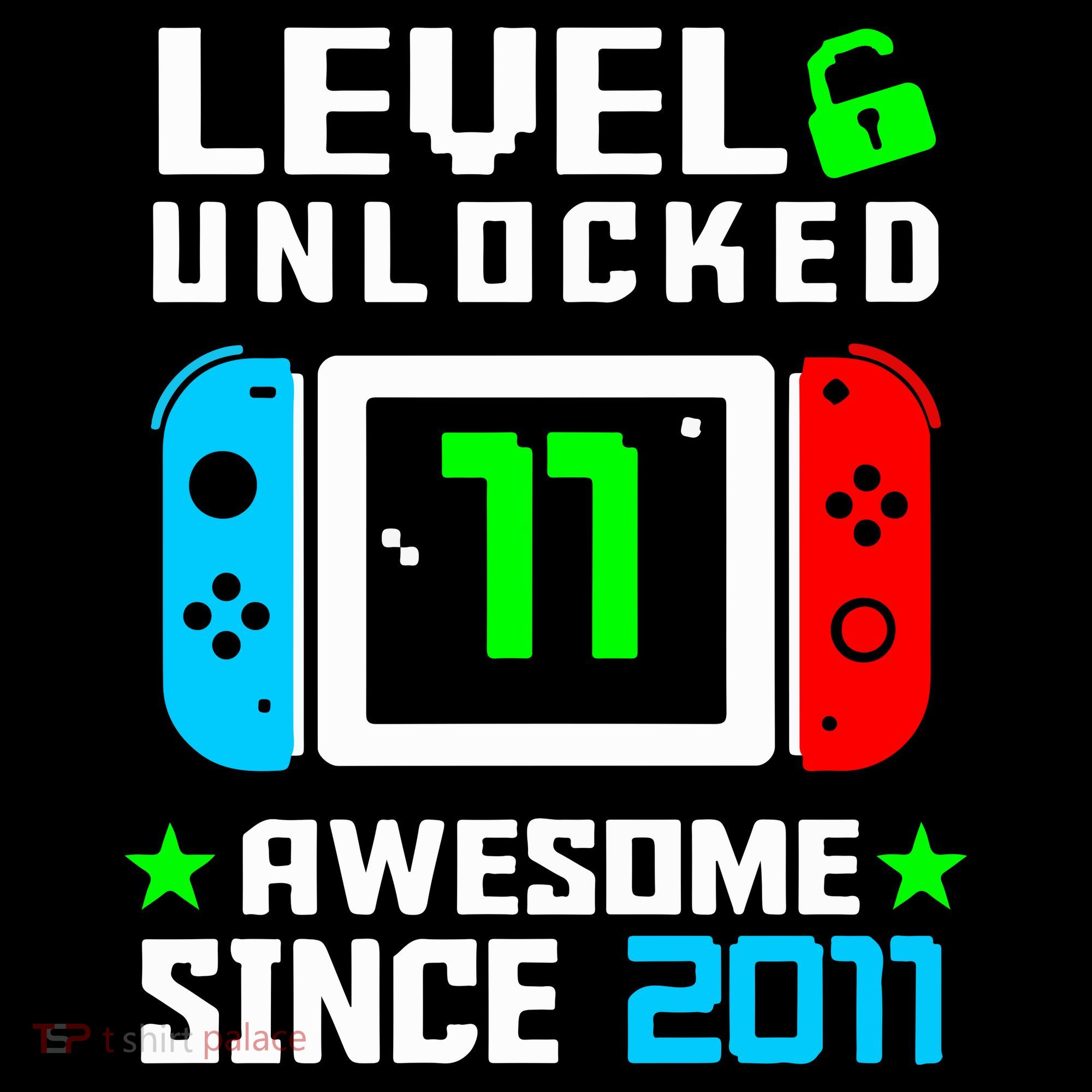 Video Game Level 11 Unlocked 11th Birthday Doggie Tank