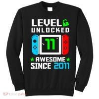 Video Game Level 11 Unlocked 11th Birthday Sweatshirt thumb 0