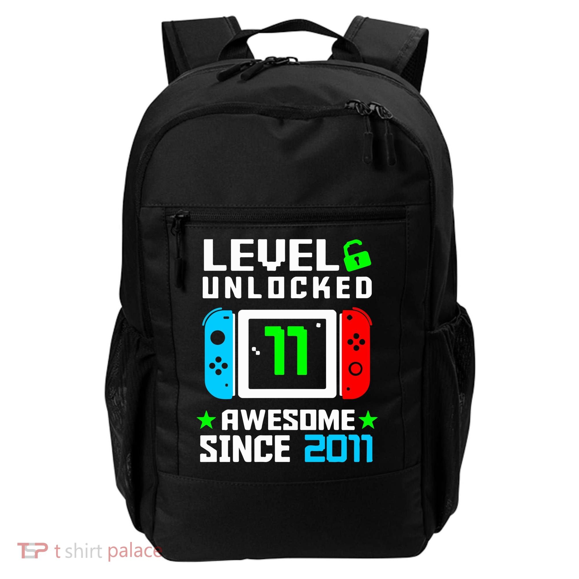 Video Game Level 11 Unlocked 11th Birthday Backpack