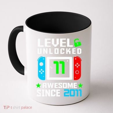 Video Game Level 11 Unlocked 11th Birthday Coffee Mug