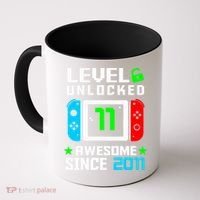 Video Game Level 11 Unlocked 11th Birthday Coffee Mug thumb 0