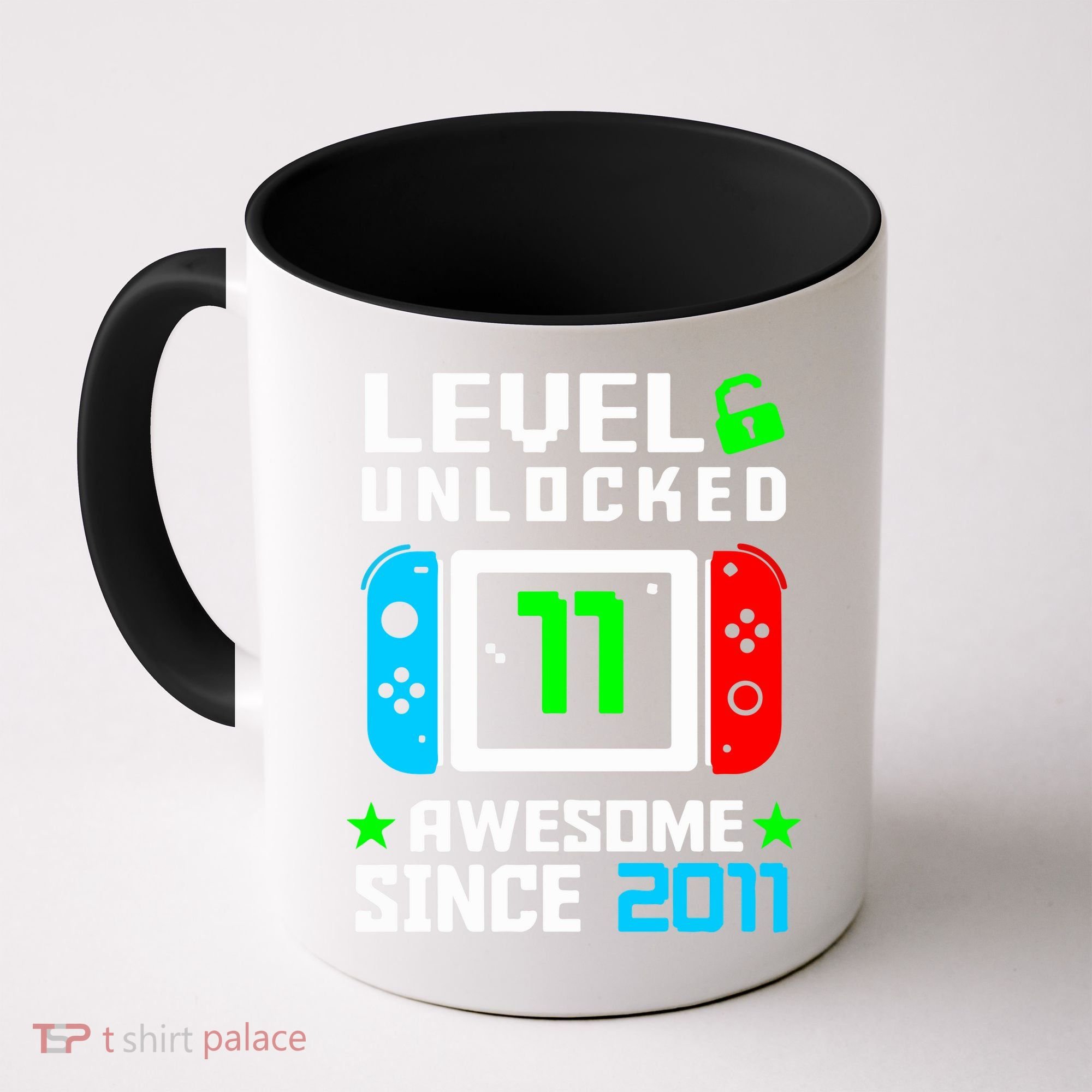 Video Game Level 11 Unlocked 11th Birthday Coffee Mug