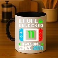 Video Game Level 11 Unlocked 11th Birthday Coffee Mug thumb 4
