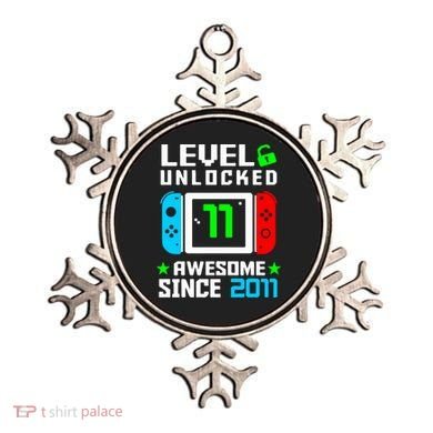 Video Game Level 11 Unlocked 11th Birthday Ornament