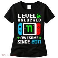 Video Game Level 11 Unlocked 11th Birthday Women's T-Shirt thumb 0