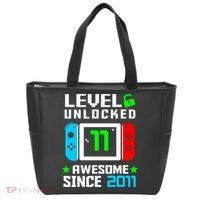 Video Game Level 11 Unlocked 11th Birthday Tote Bag thumb 0