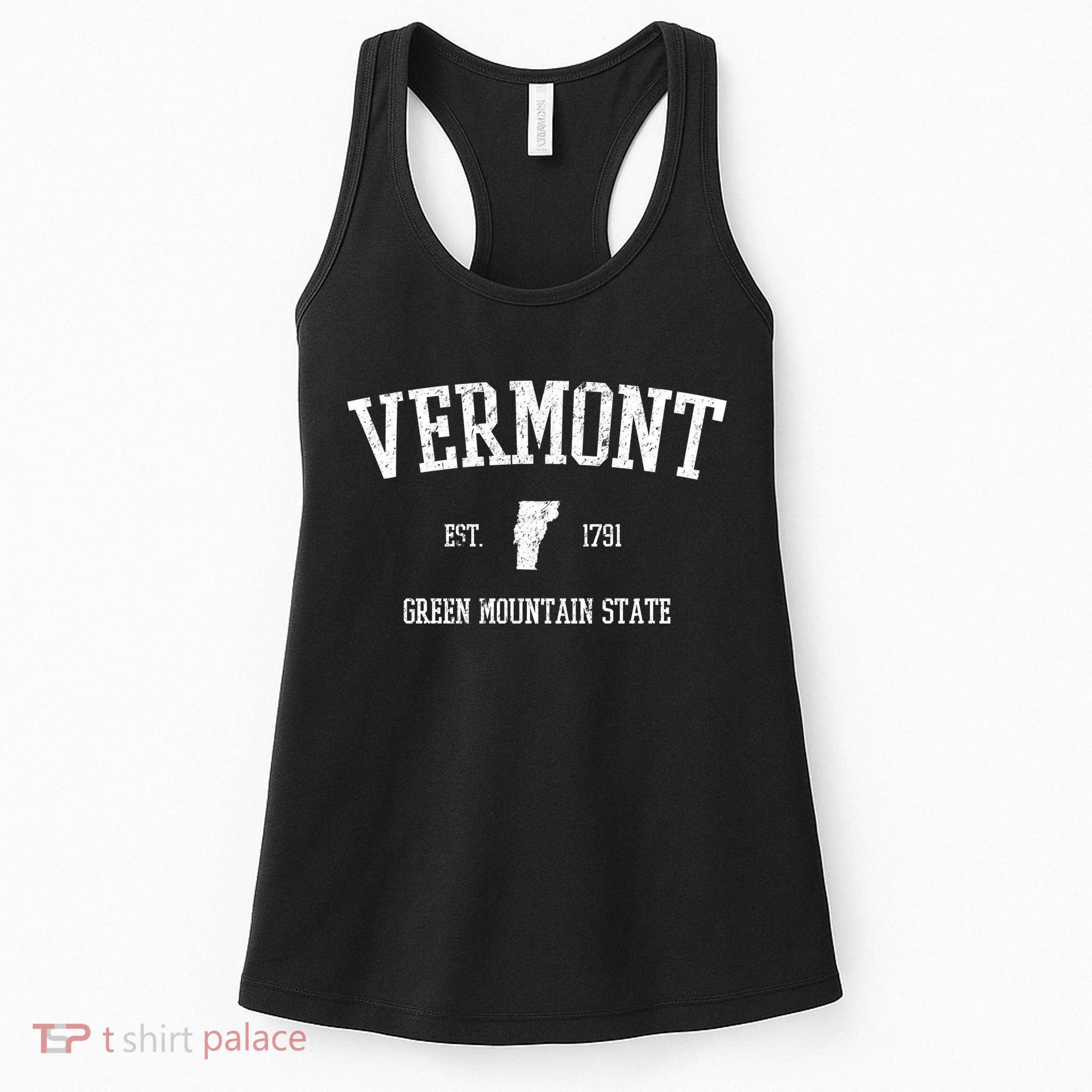 Vermont Green Mountain State Est 1791 Women's Tank Top