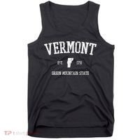 Vermont Green Mountain State Est 1791 Tank Top thumb 0