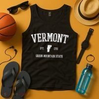 Vermont Green Mountain State Est 1791 Tank Top thumb 4