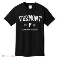 Vermont Green Mountain State Est 1791 Kids T-Shirt thumb 0