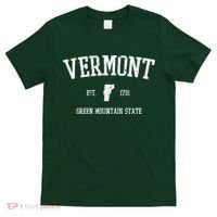 Vermont Green Mountain State Est 1791 T-Shirt thumb 0