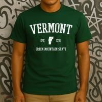 Vermont Green Mountain State Est 1791 T-Shirt thumb 3