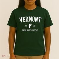 Vermont Green Mountain State Est 1791 T-Shirt thumb 4