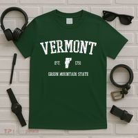 Vermont Green Mountain State Est 1791 T-Shirt thumb 5