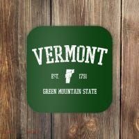 Vermont Green Mountain State Est 1791 Coaster thumb 0