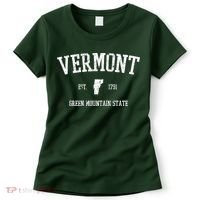 Vermont Green Mountain State Est 1791 Women's T-Shirt thumb 0
