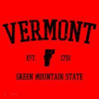 Vermont Green Mountain State Est 1791 Santa Hat thumb 1
