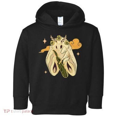 Vintage Goth Moth Insect Faecore Cottagecore Fairy Core Toddler Hoodie
