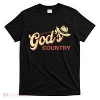 Vintage Get Me To God’s Country Funny Country Hat  T-Shirt thumb 0