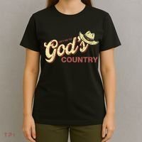 Vintage Get Me To God’s Country Funny Country Hat  T-Shirt thumb 4