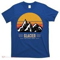 Vintage Glacier National Park Montana Outdoor Adventure Cute Gift T-Shirt thumb 0
