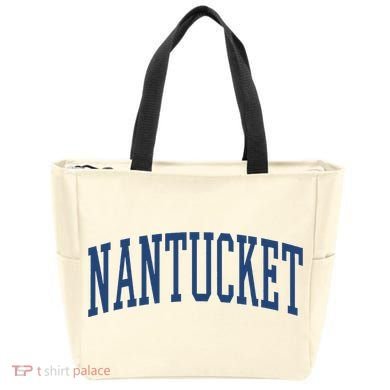 Varsity Grey Nantucket Tote Bag