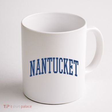 Varsity Grey Nantucket Coffee Mug back