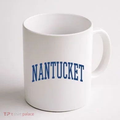 Varsity Grey Nantucket Coffee Mug back