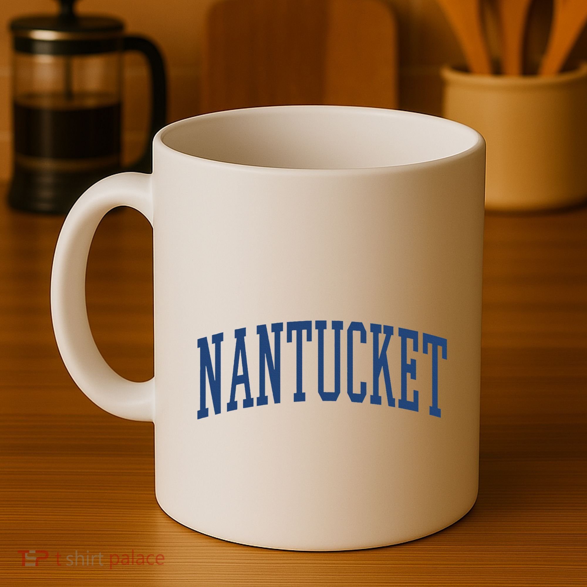 Varsity Grey Nantucket Coffee Mug