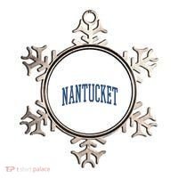 Varsity Grey Nantucket Ornament thumb 0