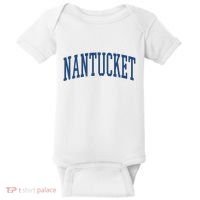 Varsity Grey Nantucket Baby Bodysuit thumb 0