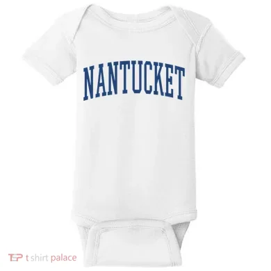 Varsity Grey Nantucket Baby Bodysuit