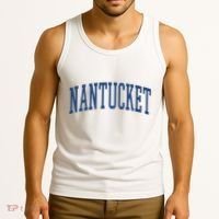Varsity Grey Nantucket Tank Top thumb 3