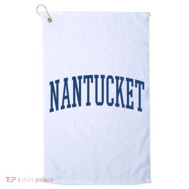 Varsity Grey Nantucket Golf Towel