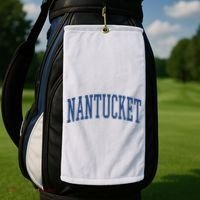 Varsity Grey Nantucket Golf Towel thumb 2