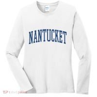 Varsity Grey Nantucket Women's Long Sleeve Shirt thumb 0