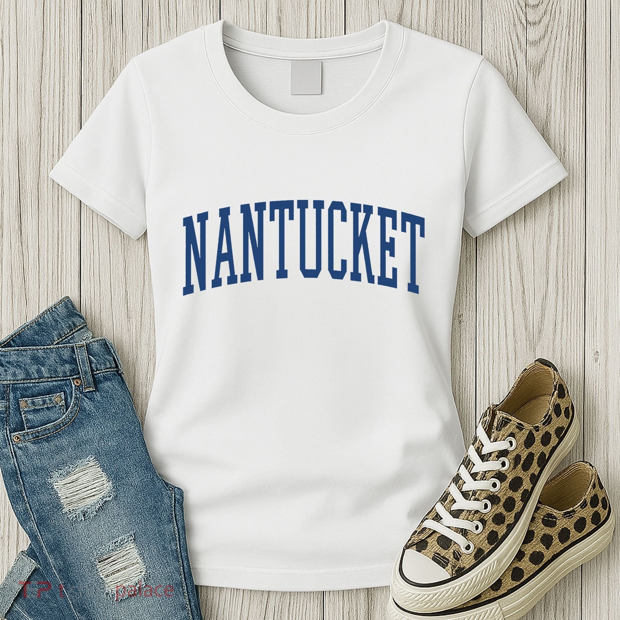 Varsity Grey Nantucket Women's T-Shirt