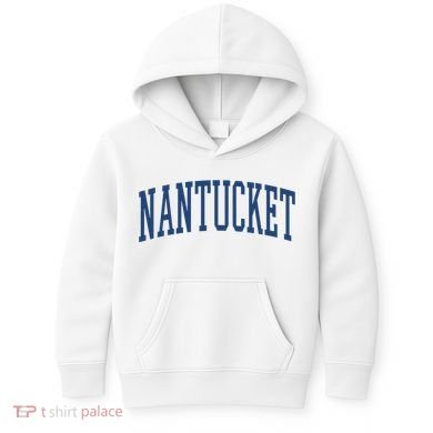 Varsity Grey Nantucket Kids Hoodie