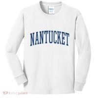 Varsity Grey Nantucket Kids Long Sleeve Shirt thumb 0