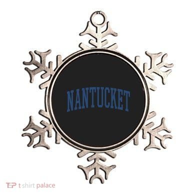 Varsity Grey Nantucket Cool Gift Ornament