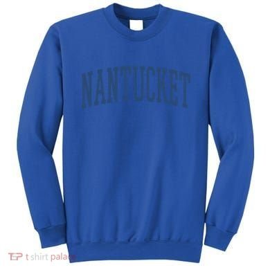 Varsity Grey Nantucket Cool Gift Sweatshirt