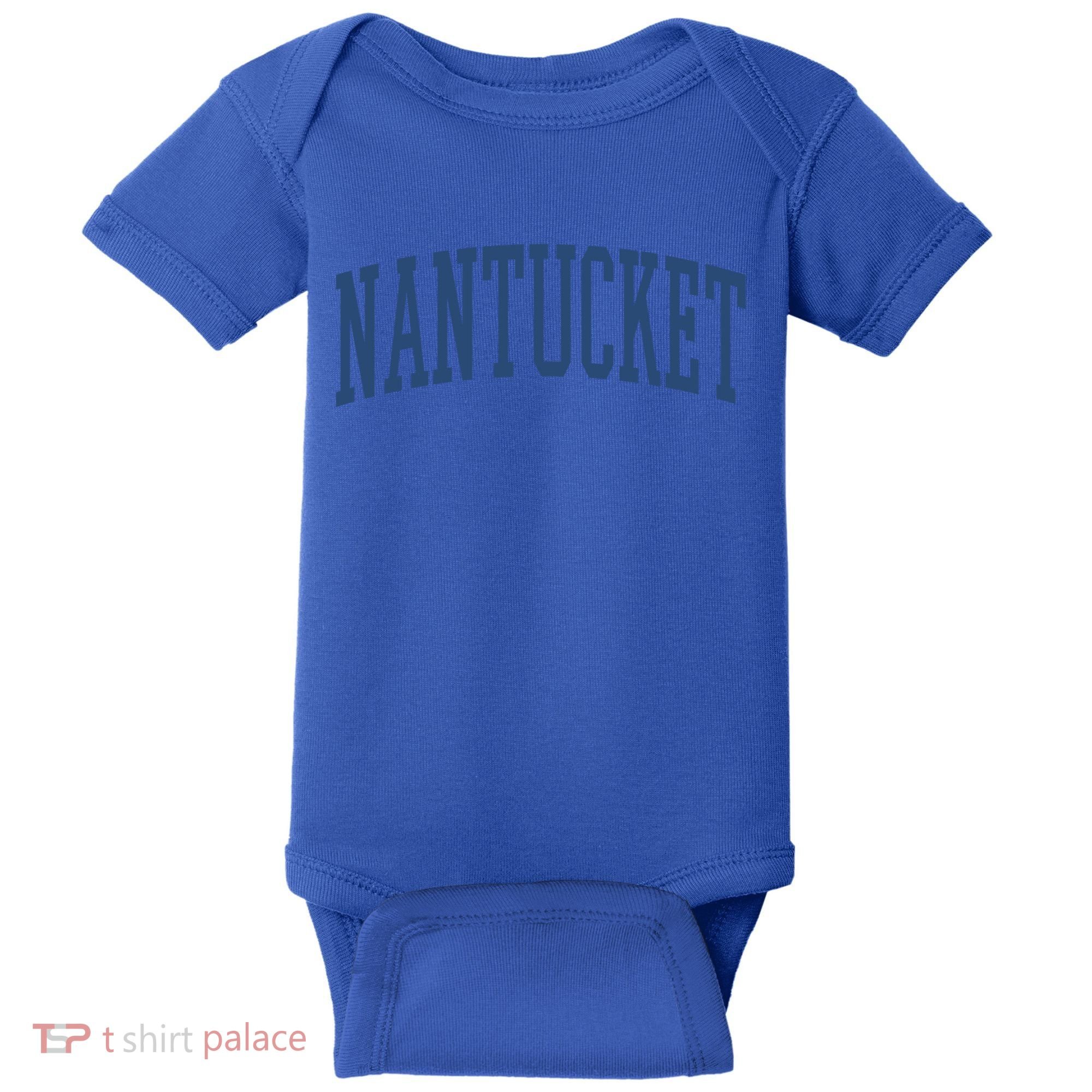 Varsity Grey Nantucket Cool Gift Baby Bodysuit